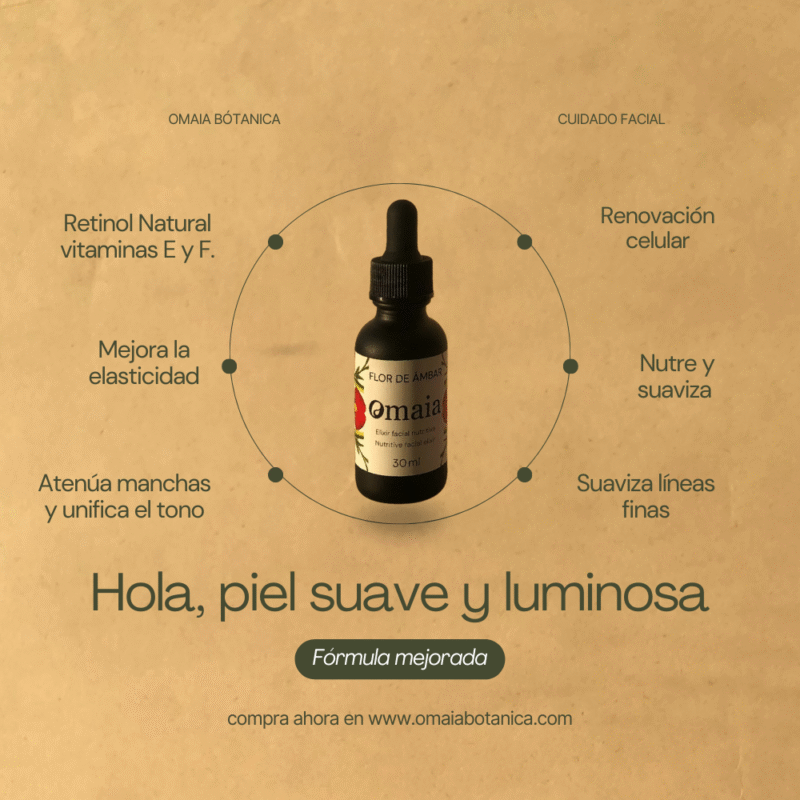 🌼 Flor de Ámbar 🌼 pieles normales, secas, con manchas o maduras.